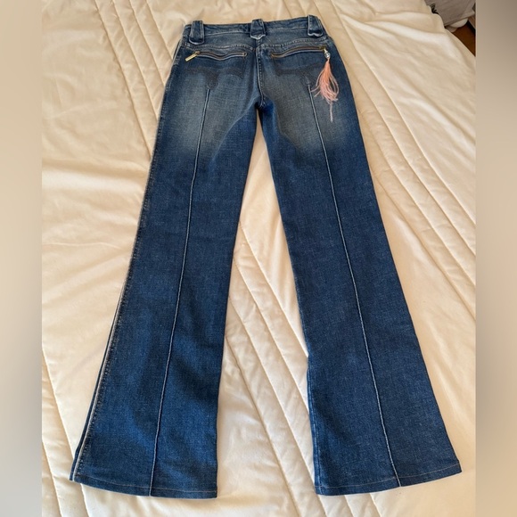 Roberto Cavalli Blue Flare & Wide Leg Jeans - Picture 7 of 12